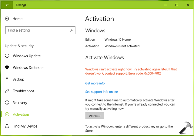 win7 activation error 0xc004d302