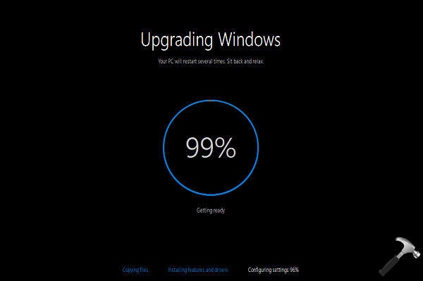 Windows Update Stuck At 99