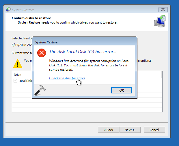 Checking file disk c. Disk corrupted при загрузке. Error System Fan can not be detected. Restoring of Disk c. The Windows Driver Framework has detected that violatio.