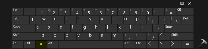 how to set keys on keyboard windows 10