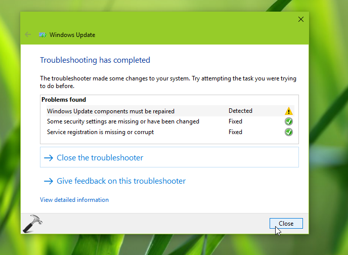 FIX Windows Update Components Must Be Repaired In Windows 10