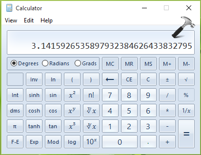 windows 10 calculator app not working