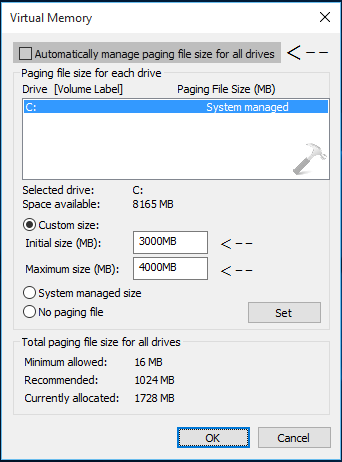 Surichinmoi skjorte Match FIX] "Your Computer Is Low On Memory'' Warning In Windows 10