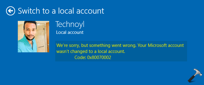 microsoft accounts changed to standard accounts