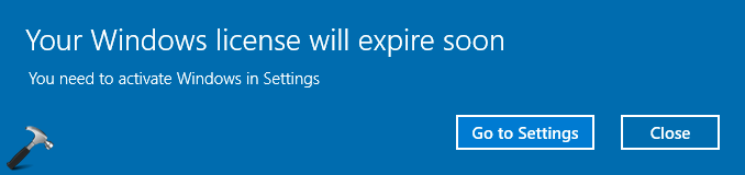 [FIX] 'Your Windows License Will Expire Soon' For Windows 10