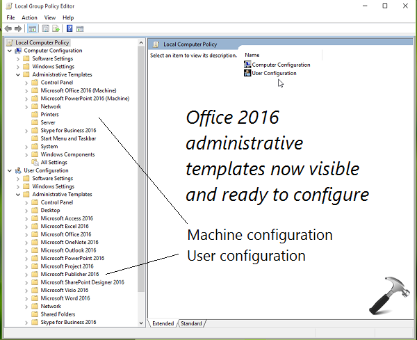 GUIDE Install Office 2016 Group Policy Templates In Windows 10