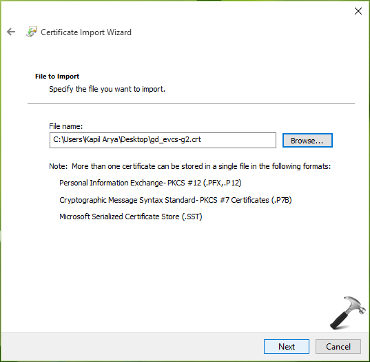 How To Install Trusted Root Certificate In Windows 10