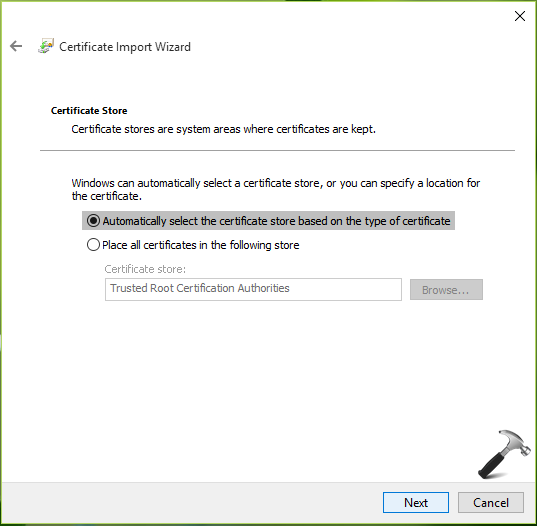 download root certificate from windows ca