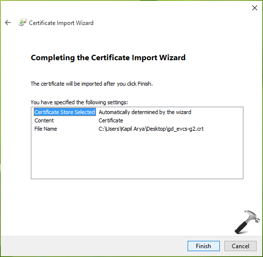 How To Install Trusted Root Certificate In Windows 10