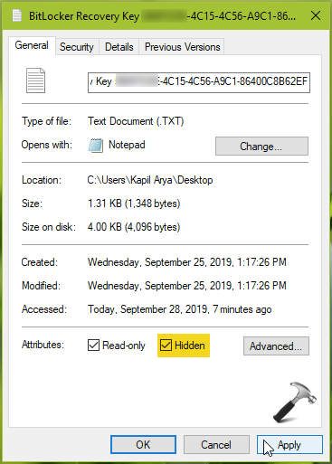 Hide Files 8.2.0 instaling