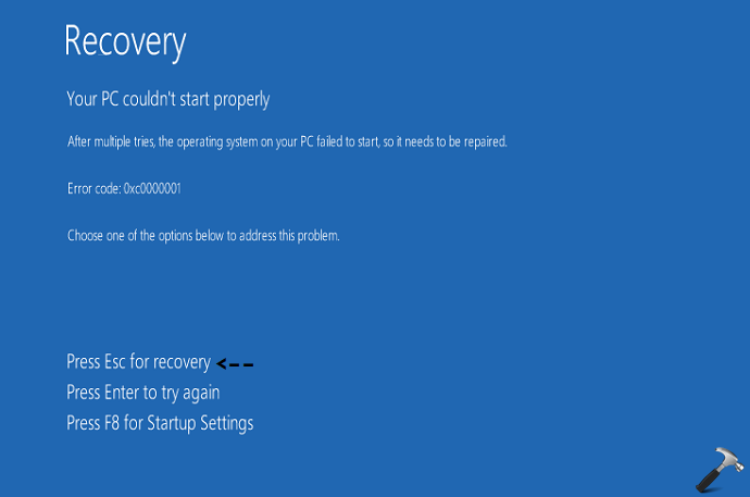 windows 10 recovery cloudor local install