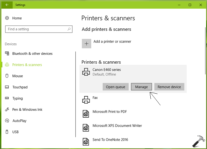 change printer name windows 8