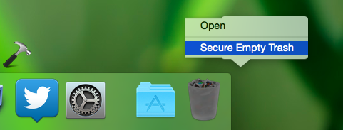 who to empty the trash in outlook for mac 2016