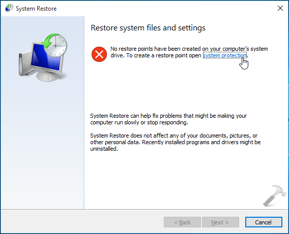 How To Configure And Use System Restore In Windows 10