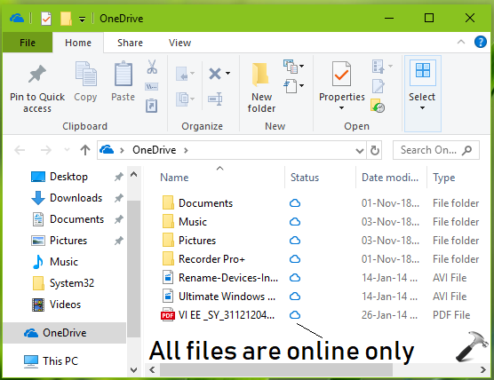 how to enable onedrive files on demand