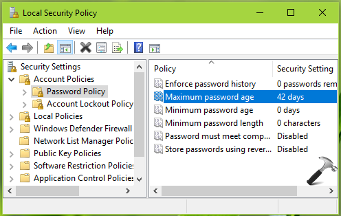 [How To] Configure Password Expiration In Windows 10