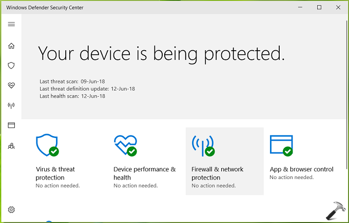 configure firewall windows 10