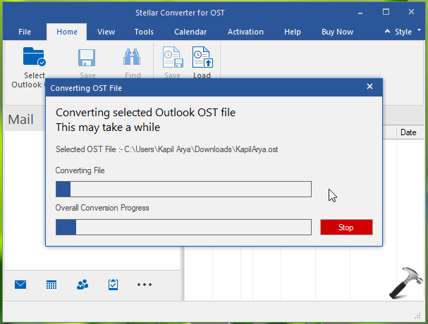 stellar ost to pst converter serial