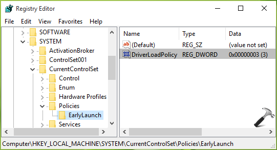 [How To] Disable Early Launch Anti-Malware Protection In Windows 10