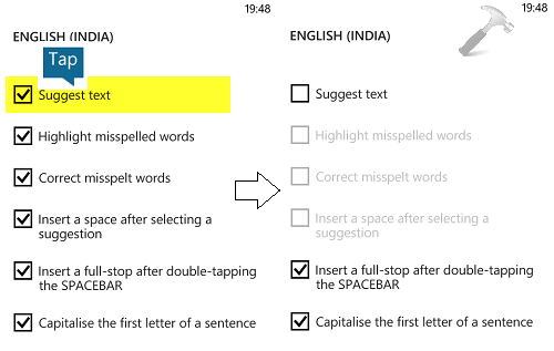 how to stop indic keyboard predictive text