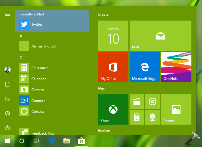 [How To] Remove Recently Added List From Start Menu In Windows 10