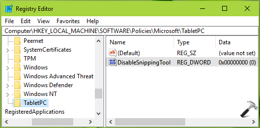 How To Disable Snipping Tool In Windows 10 8 7