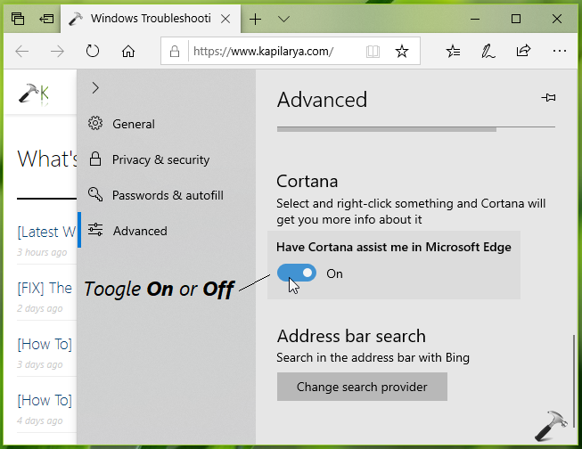 how to disable microsoft edge windows 10