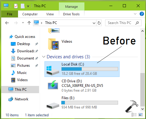 how to extend unallocated partition in windows 10