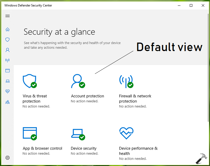 [How To] Hide Specific Pages In Windows Defender Security Center