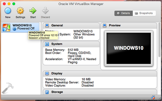 mac os windows virtual machine