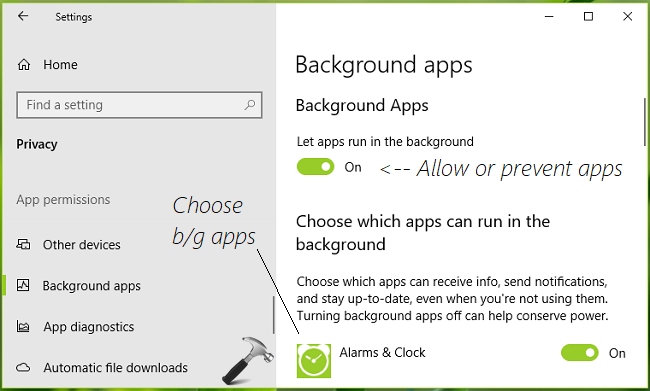 How To] Disable Background Apps In Windows 10