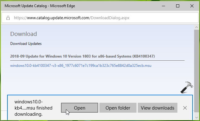 download windows 10 pro updates manually