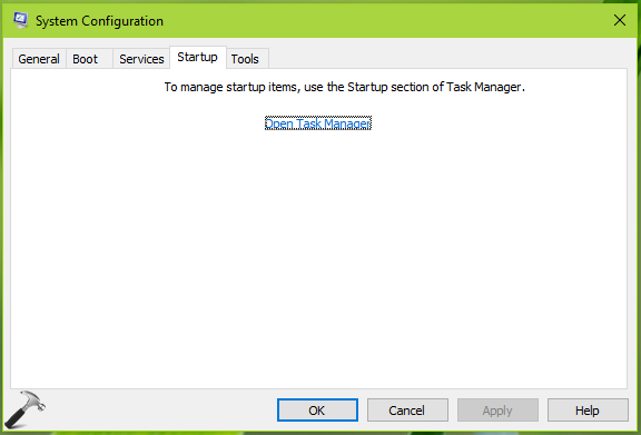 startup manager windows 10 third party