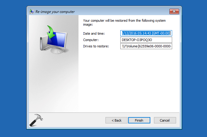 how to do system recovery windows 10