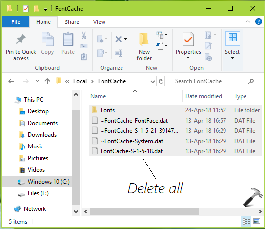 get rid of microsoft for mac font cache