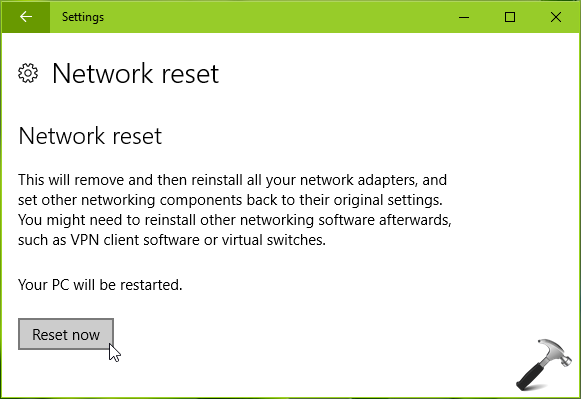 How To Reset Network Settings To Default In Windows 10