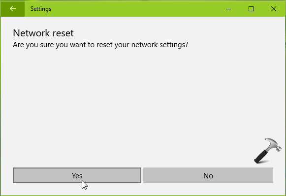 Restore All Network Settings Default Vista