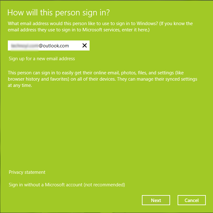 setup standard accounts on windows 10