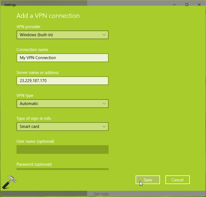 Windows 8 настройка vpn