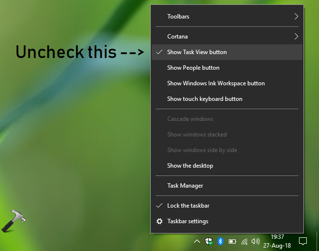 task view in windows 10