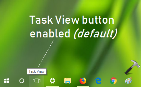 remove task view windows 10