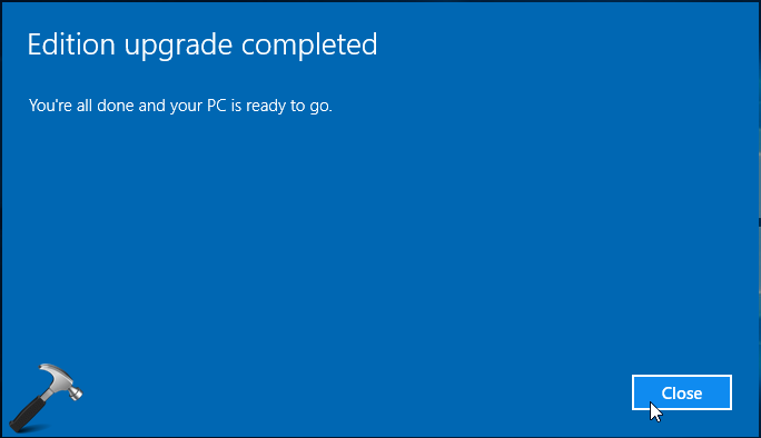 upgrade windows 10 home to pro with media creation tool