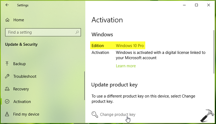 upgrade windows 10 pro to enterprise key