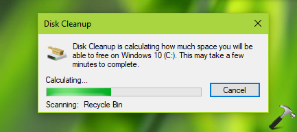 disk cleanup utility