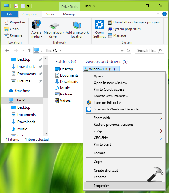 disk cleanup tool