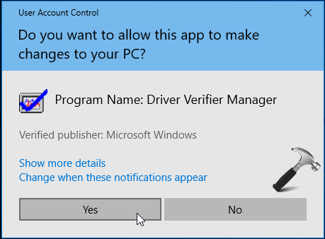 how to disable driver verifier windows 10