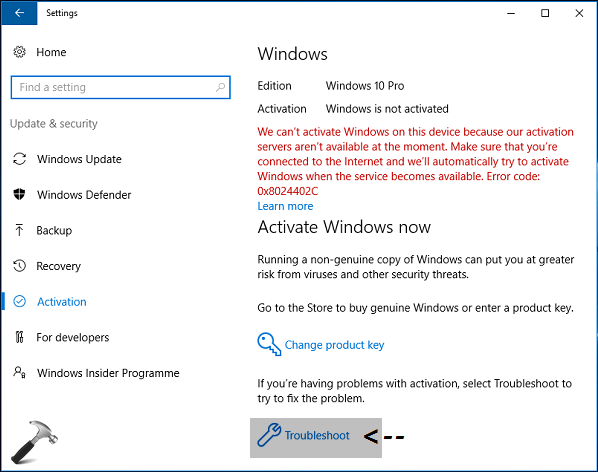 How To Use The Windows 10 Activation Troubleshooter