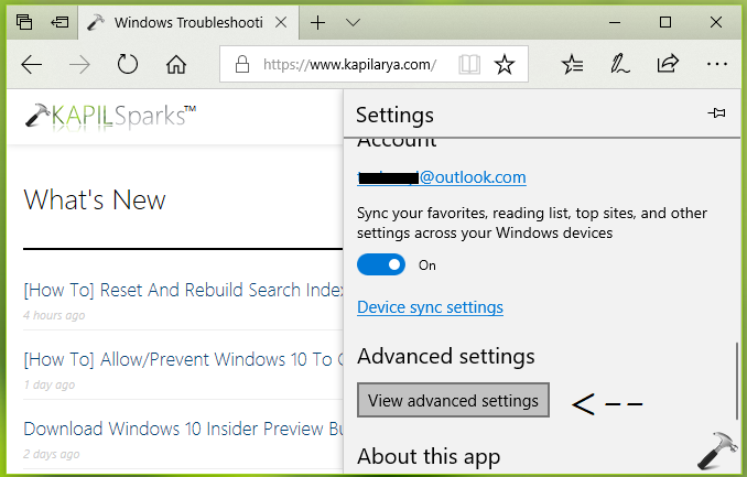 microsoft edge android wont sync passwords