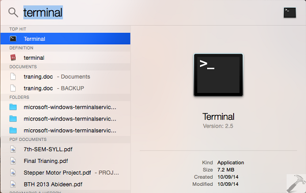 terminal notifier for mac