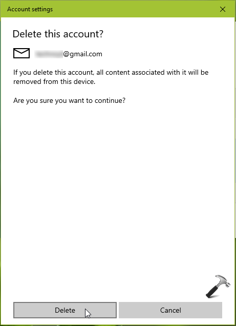 How To Remove Email Account From Mail App In Windows 10